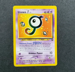 Pokemon TCG Wizards Black Star Promo - Unown [J] #38 MP Played - Image 1