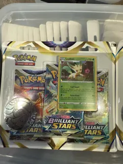 Pokemon TCG Brilliant Stars 3-Pack Blister Leafeon & Glaceon Set of 2 (6 Packs) - Image 2