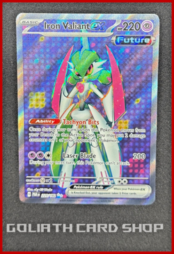 Iron Valiant ex 225/182 - Sv04: Paradox Rift Pokemon TCG - NM - Image 1