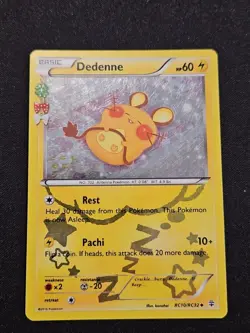Dedenne RC10/RC32 Holo Pokemon TCG Radiant Collection LP/MP - Image 1