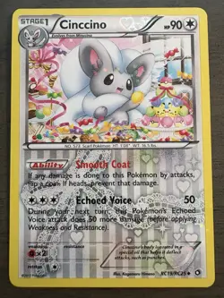 2013 Pokemon Cinccino RC19/RC25 Legendary Treasures: Radiant Collection Holo - Image 1