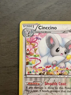 2013 Pokemon Cinccino RC19/RC25 Legendary Treasures: Radiant Collection Holo - Image 3