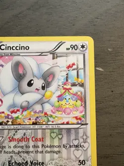 2013 Pokemon Cinccino RC19/RC25 Legendary Treasures: Radiant Collection Holo - Image 4