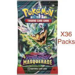 Pokemon Scarlet & Violet Twilight Masquerade Factory Sealed 36 Booster Pack lot - Image 1