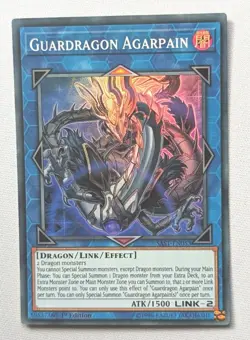 Yugioh - Guardragon Agarpain - Super Rare - SAST-EN053 - Near Mint - 1st Ed - Image 1
