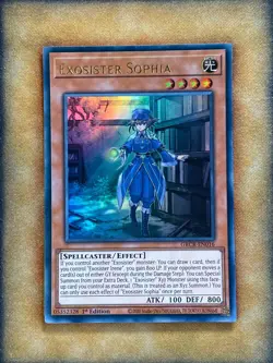 Yugioh Exosister Sophia GRCR-EN016 Ultra Rare 1st Ed NM - Image 1