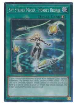 Sky Striker Mecha - Hornet Drones - JUSH-EN053 - Collector's Rare - YuGiOh - Image 1