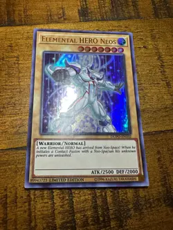 Elemental HERO Neos DUPO-EN102 Limited Edition Ultra Rare PL + BONUS - Image 1