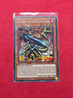 Yugioh Ignis Heat, The True Dracowarrior FIGA-EN053 Secret Rare 1st Ed NM - Image 1