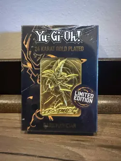 yu-gi-oh dark magician 24 karat gold plated limited to 5,000 worldwide - Image 1