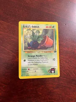 Erika's Oddish 70/132 Gym Challenge Regular Pokemon Card - Image 2