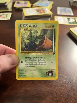 Erika's Oddish 70/132 Gym Challenge Regular Pokemon Card - Image 3