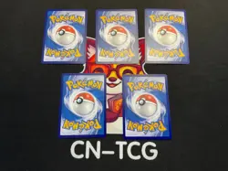 Pokemon TCG S-Chinese Gem Pack Vol.3 Exclusive 5-Card Set-Gengar Cubone Meowth+ - Image 2