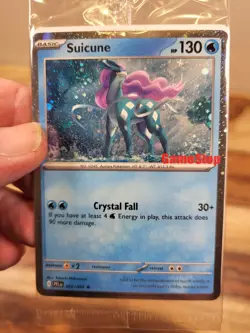 1 POKEMON PHANTASMAL FLAMES "SUICUNE" GAMESTOP PROMO CARD (#026/94) SEALED/L@@K - Image 1