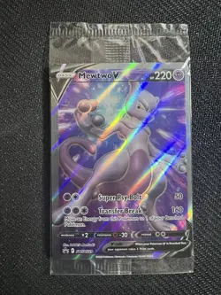 Mewtwo V SWSH229 Full Art Sword & Shield Promo Card Pokemon TCG Sealed - Image 1