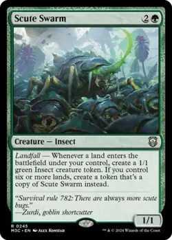 ~ Scute Swarm ~ NM ~ Commander: Modern Horizons 3 ~ MTG ~ - Image 1