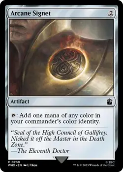 ~ Arcane Signet ~ NM ~ UB: Doctor Who ~ MTG ~ - Image 1