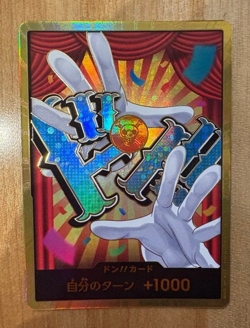 Don!! Card (Gold Frame/Buggy) One Piece Card Don Gold Frame JAPAN - Image 1
