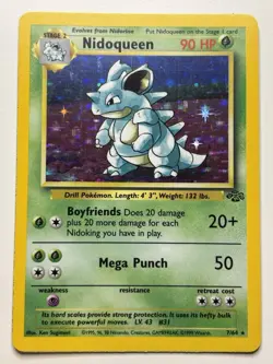 Nidoqueen 7/64 Rare Holo 1999 Jungle Set WOTC Pokemon Cards LP - Image 1