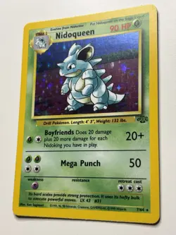 Nidoqueen 7/64 Rare Holo 1999 Jungle Set WOTC Pokemon Cards LP - Image 3