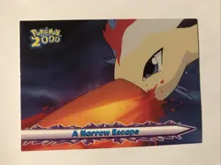 A Narrow Escape 53 Pokemon The Movie 2000 Topps Pokemon Card NM - Image 1