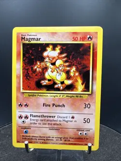 MAGMAR - 36/102 - Base Set - 4th Print - 1999-2000 - Pokemon Card - LP - Image 1