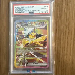 Pokemon Jolteon EX Sir Prismatic Evolutions Card 153/131 Gem Mint PSA 10 - Image 1