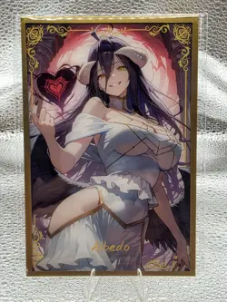 A6 Size Siwen Wave 3 Albedo Overlord Manga Anime Waifu Hentai Card - Image 1