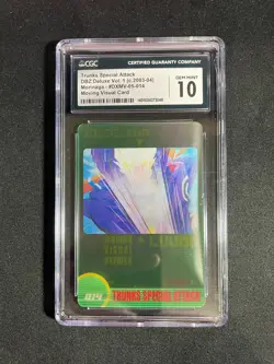 CGC 10 Future Trunks #014 3D Morinaga Dragon Ball Z Wafer Cards Part 1 Gem Mint - Image 1