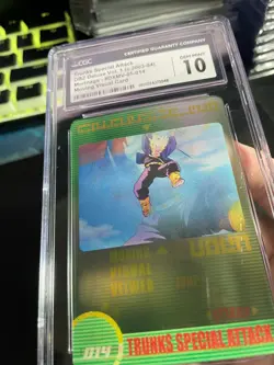 CGC 10 Future Trunks #014 3D Morinaga Dragon Ball Z Wafer Cards Part 1 Gem Mint - Image 3