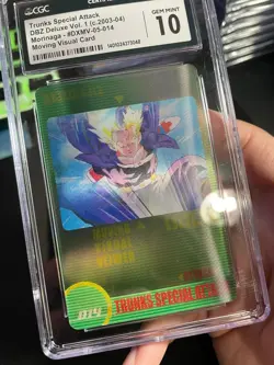 CGC 10 Future Trunks #014 3D Morinaga Dragon Ball Z Wafer Cards Part 1 Gem Mint - Image 4