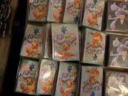 HUGE LOT 22 Pokemon TCG ETB Card Sleeves 🔥 PRISMATIC EVOLUTIONS Destined Rivals - Image 2