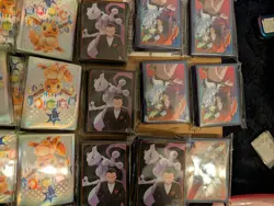 HUGE LOT 22 Pokemon TCG ETB Card Sleeves 🔥 PRISMATIC EVOLUTIONS Destined Rivals - Image 3