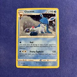 Glaceon - SWSH192 SWIRL* Pokemon Sword & Shield Promo Card - NM (d) - Image 1