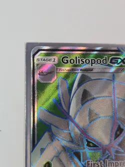Golisopod GX - 129/147 - Pokemon Burning Shadows Sun Moon Full Art Rare Card - Image 3