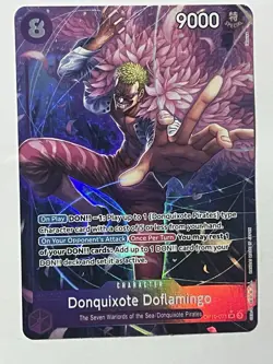 Donquixote Doflamingo Alt Art OP10-071 SR Royal Blood English One Piece Card - Image 1