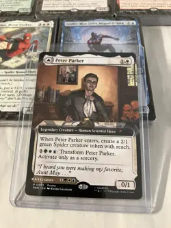 MAGIC THE GATHERING NYCC SDCC SPIDER-MAN WELCOME DECK SET OF 5 + PROMO CARD MTG - Image 3