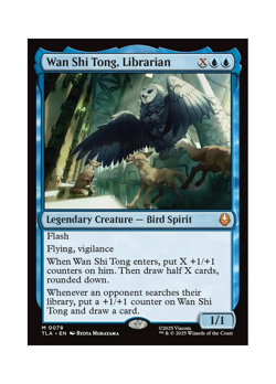 Magic the Gathering MTG TLA Wan Shi Tong, Librarian 78 Regular Near Mint - Image 1