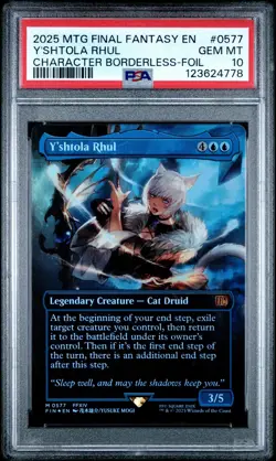 4778 Y'shtola Rhul 2025 Magic: The Gathering MTG Final Fantasy #0577 Foil PSA 10 - Image 1