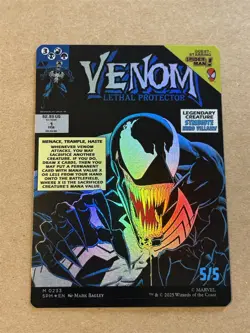 mtg borderless foil Eddie Brock - Venom Lethal Protector, Spiderman, unplayed - Image 4