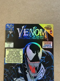 mtg borderless foil Eddie Brock - Venom Lethal Protector, Spiderman, unplayed - Image 5