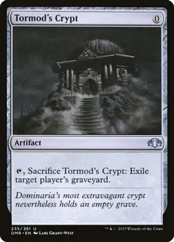 NM Foil Tormod's Crypt, MTG, Dominaria Remastered, Magic the Gathering, 235 - Image 1