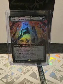 Hei Bai, Forest Guardian - Foil - Extended Art Avatar MTG - Image 1