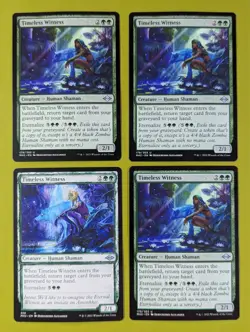 Timeless Witness x4 Modern Horizons 2 4x Magic the Gathering MTG 1 Showcase - Image 1