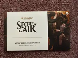 Factory Sealed MTG Secret Lair Artist Series Kieran Yanner Rainbow FOIL Edition - Image 1
