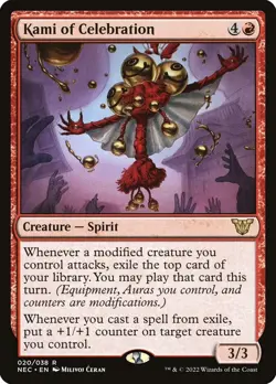 Kami of Celebration [Neon Dynasty Commander] MTG - Image 1