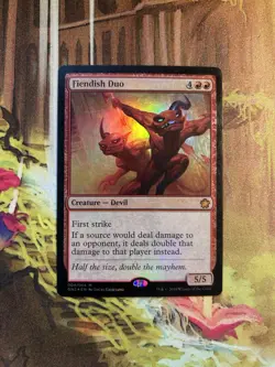 Fiendish Duo FOIL - Game Night 2019 - MTG Magic the Gathering - LP - Image 1