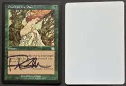 SIGNED MtG Magic Rebecca Guay Torment Artist Proof _ DWELL ON THE PAST _ 100K! - Image 1