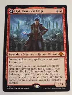 MTG - Ral, Monsoon Mage - Modern Horizons 3 - Image 1