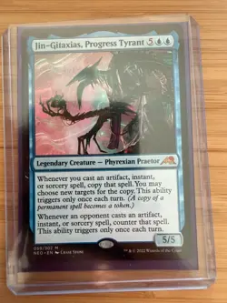 MTG Jin-Gitaxias, Progress Tyrant (59/606) Kamigawa Neon Dynasty LP - Image 1